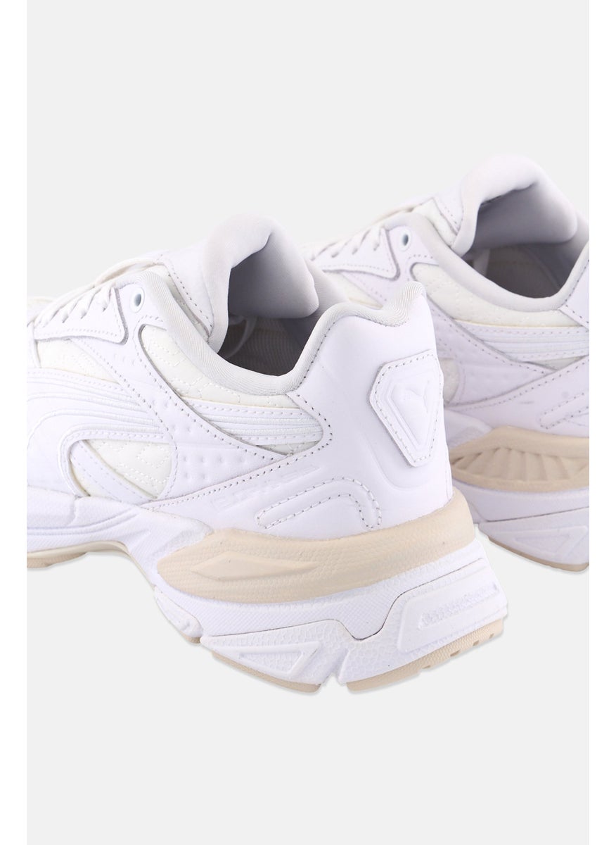 Puma x Select Kids Boy Velophasis Luxe Lace Up Outdoors Shoes, White Combo  - Image 3