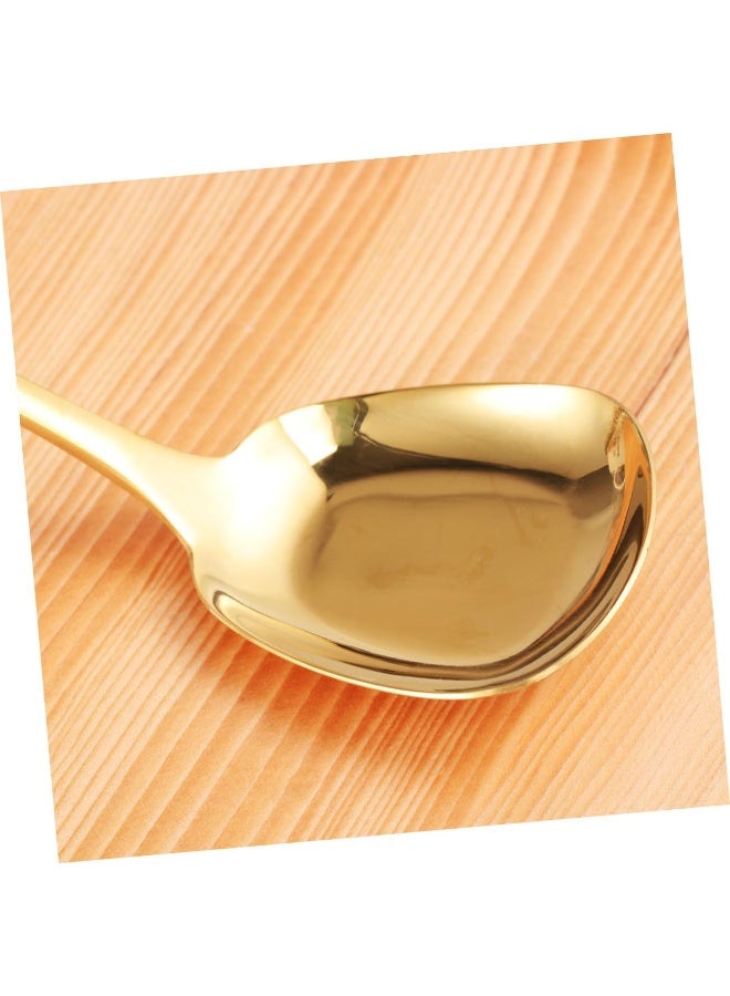 Premium Stainless Steel Single Serving Spoon - Rust-Resistant, Dishwasher Safe, Elegant Vintage  Design  - Image 4