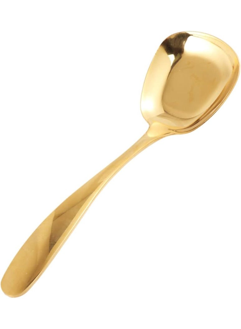Premium Stainless Steel Single Serving Spoon - Rust-Resistant, Dishwasher Safe, Elegant Vintage  Design  - Image 1