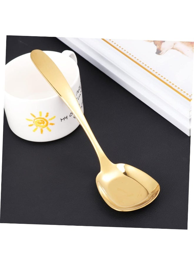 Premium Stainless Steel Single Serving Spoon - Rust-Resistant, Dishwasher Safe, Elegant Vintage  Design  - Image 3