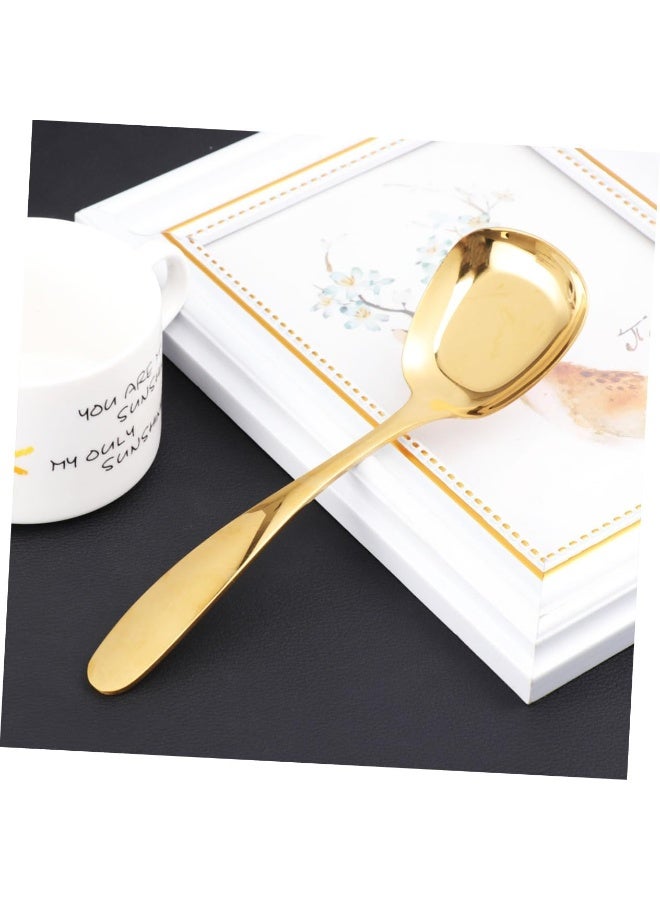 Premium Stainless Steel Single Serving Spoon - Rust-Resistant, Dishwasher Safe, Elegant Vintage  Design  - Image 5