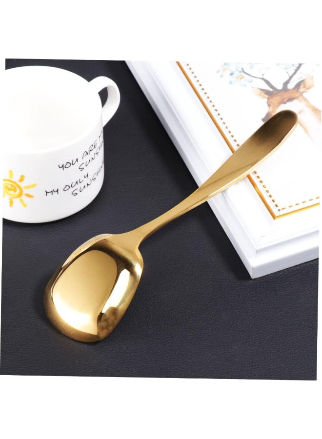 Premium Stainless Steel Single Serving Spoon - Rust-Resistant, Dishwasher Safe, Elegant Vintage  Design  - Image 2