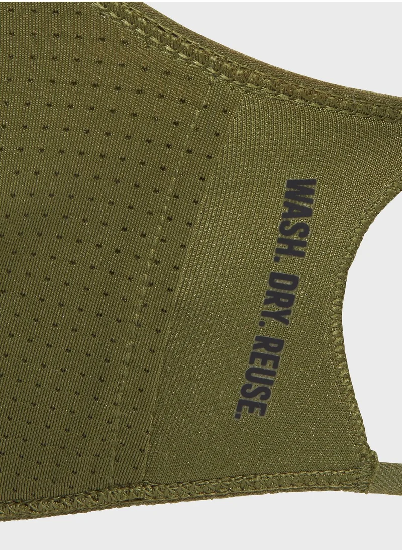 adidas Originals 3 Pack Logo Face Mask