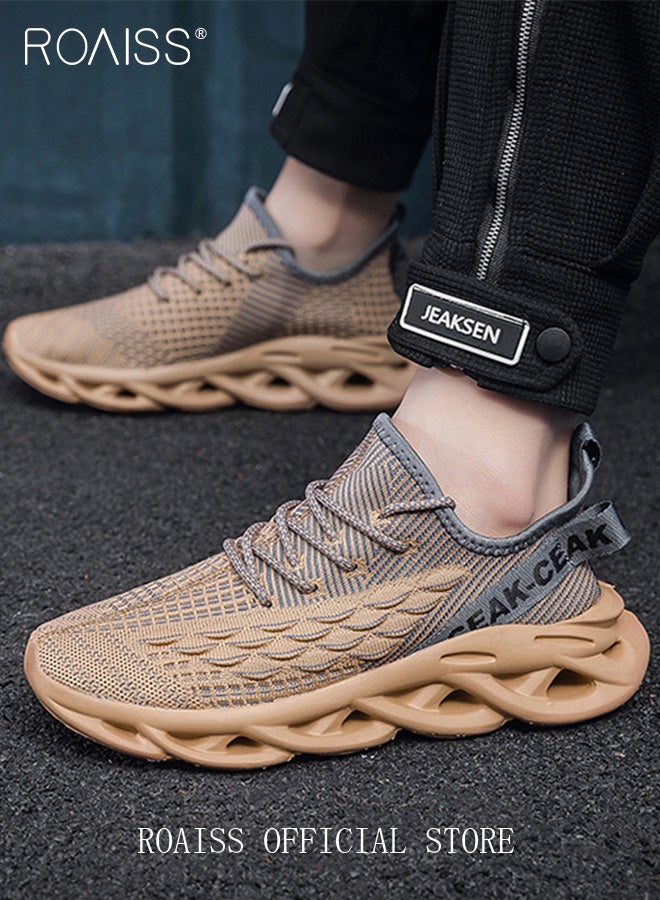 roaiss Oversize Ultralight Men's Free Running Shoes for Men Cushioning Designer Sneakers Spring Sock Sports Jogging Shoes Male Footwear - Image 1
