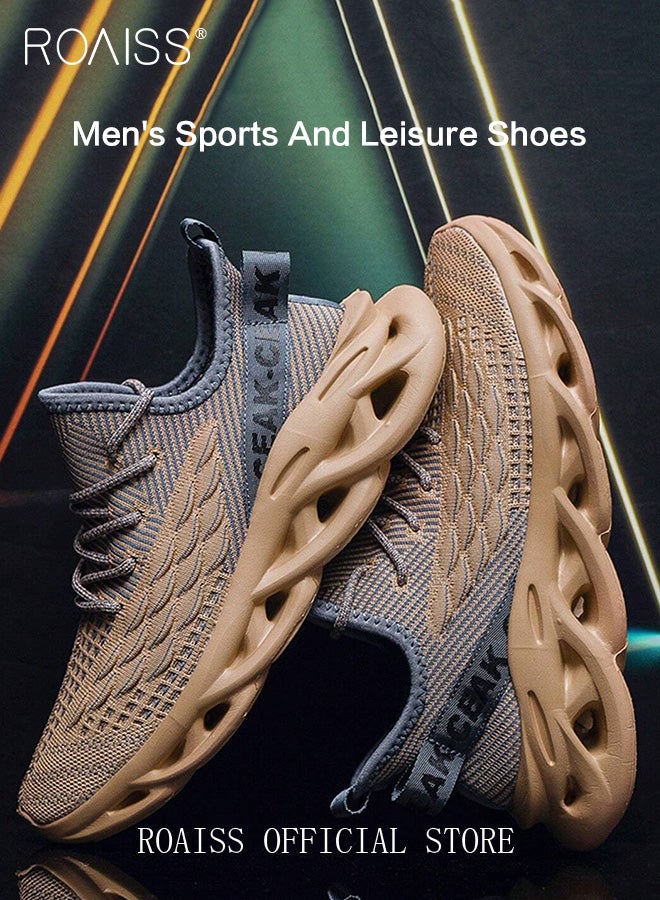 roaiss Oversize Ultralight Men's Free Running Shoes for Men Cushioning Designer Sneakers Spring Sock Sports Jogging Shoes Male Footwear - Image 2