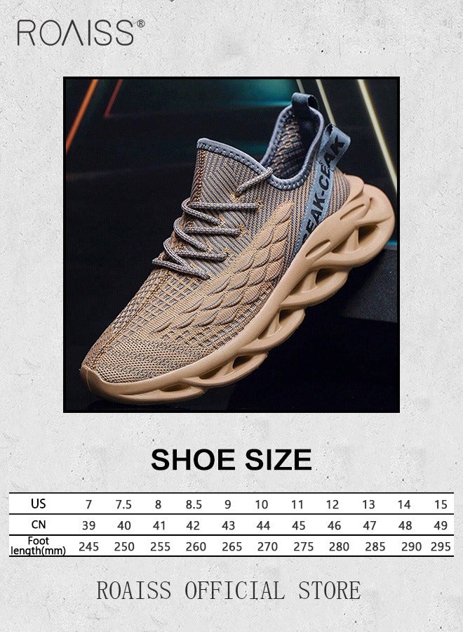 roaiss Oversize Ultralight Men's Free Running Shoes for Men Cushioning Designer Sneakers Spring Sock Sports Jogging Shoes Male Footwear - Image 3