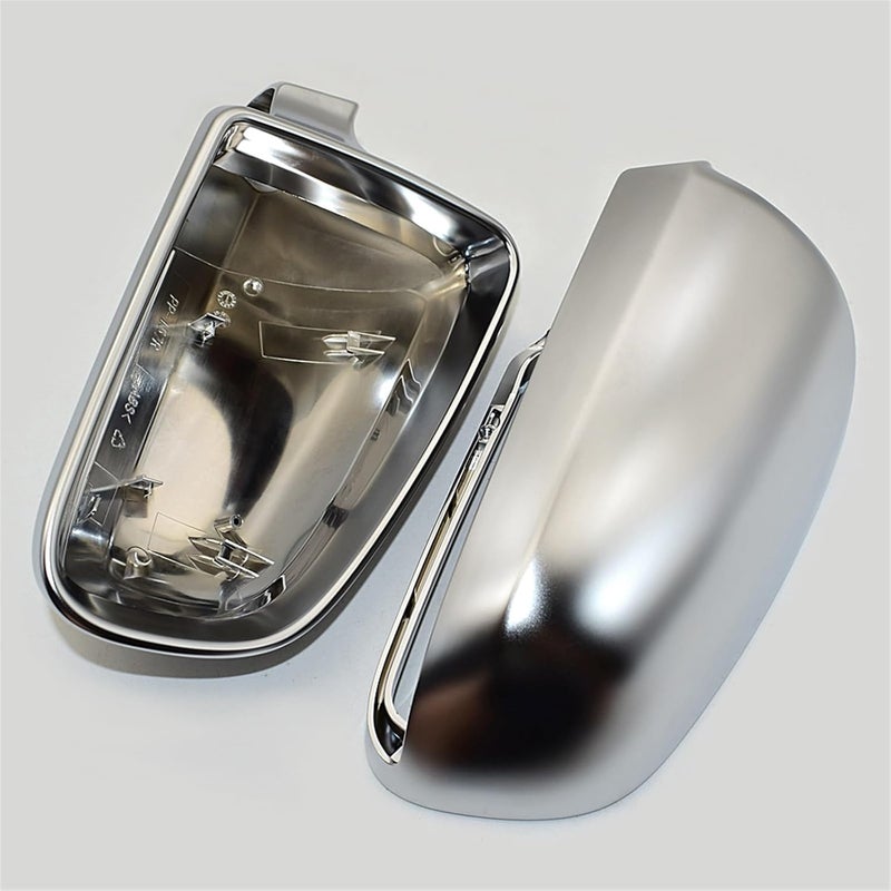 Vuzmode Matt Chrome Rearview Side Mirror Cap - Image 3