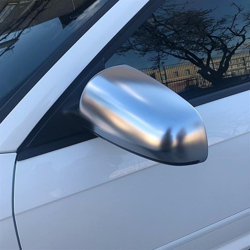 Vuzmode Matt Chrome Rearview Side Mirror Cap - Image 5