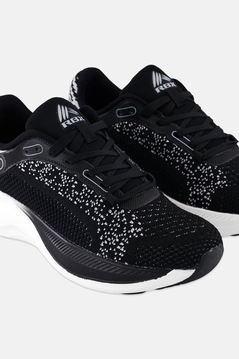 RBX Women Lace Up Training Shoes, Black - Image 3