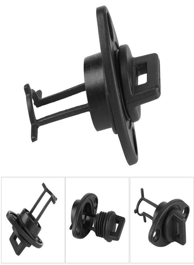 Asixxsix Easy to Install Boat Drain Plug, Black Universal Drain Plug, PVC/Plastic Kayak for Dinghy Boat Canoe - Image 2