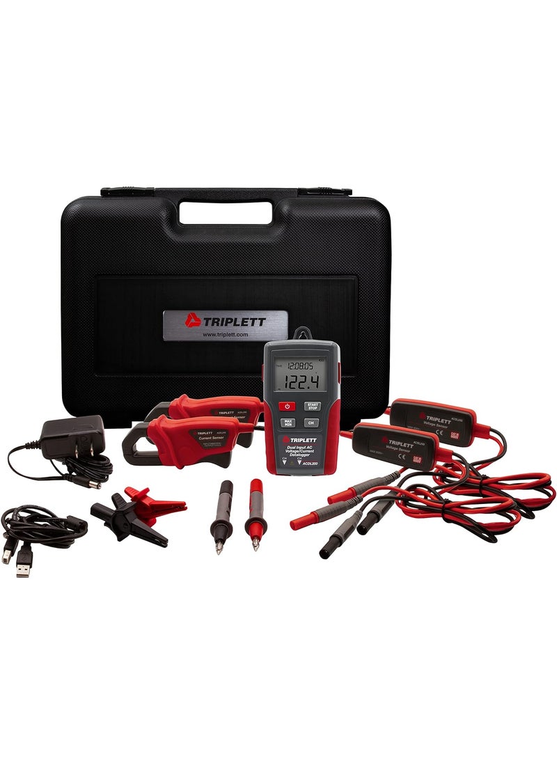 Triplett Triplett ACDL200 Dual Input True RMS AC VoltageCurrent Datalogger  - Image 2