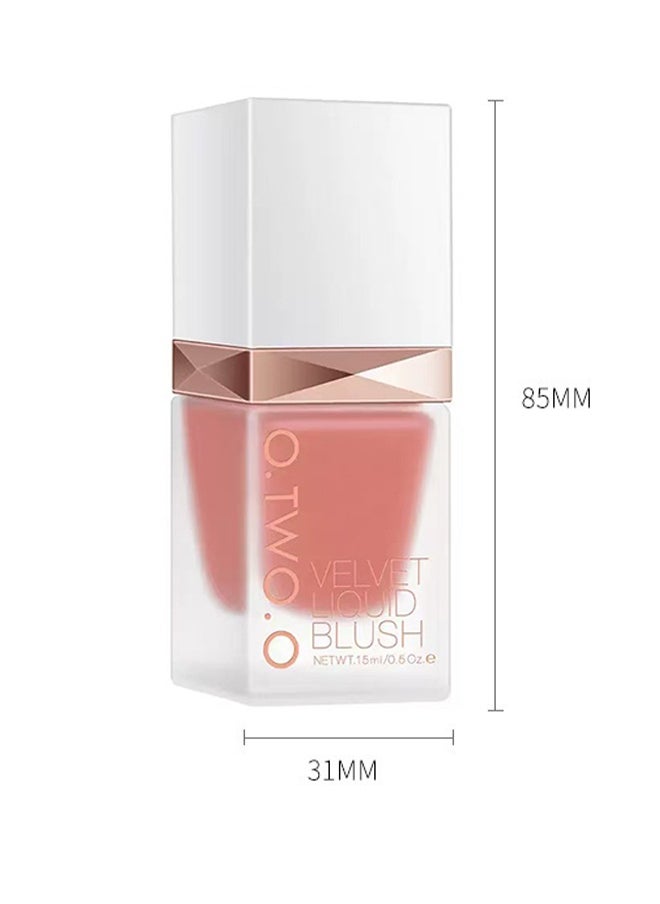 O.TWO.O Velvet Liquid Blush  Long lasting Blusher #05  - Image 5