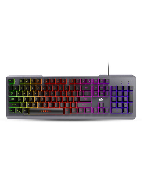 K100 Wired RGB Gaming Keyboard, Mechanical Switches, Full Sized Keypad, Anti-Ghosting, Integrated Metal Panel