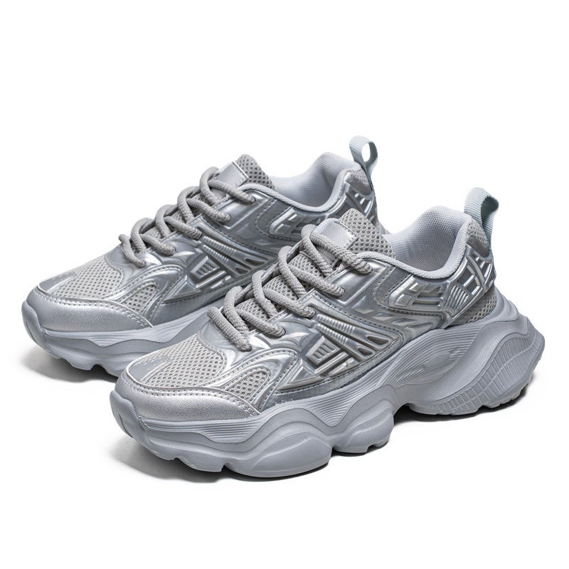 Cc11 Men'S Shoes Thick Sole Torre Shoes Platform Shoes Running Shoes Casual Sneaker Spring Low-Top Mesh Net Running Shoes - Image 1