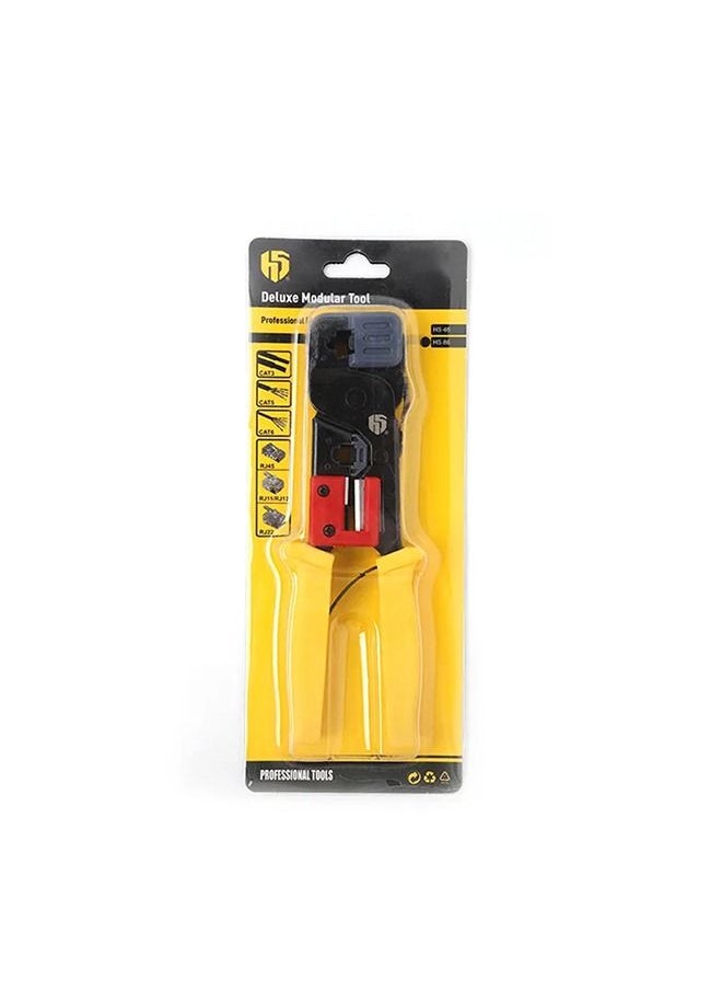 Generic - Cable Crimping Tool with Built-in Wire Cutter – CAT3 – CAT5 – CAT6 – RJ45 – RJ11 – RJ12 / HS-86 - Image 1