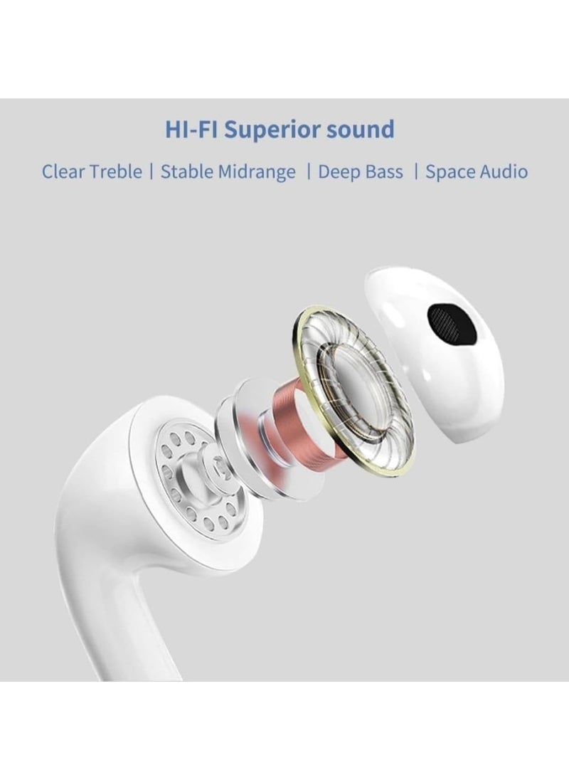 Generic - 3rd Generation Wireless Headphones, Bluetooth Earphones, Wireless Earbuds, Touch Control, Noise Cancelling, and Adaptive Transparency, Charging case, - Image 1