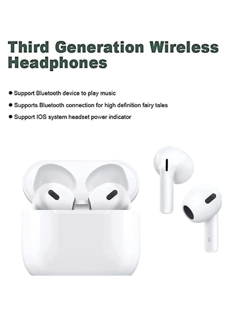 Generic - 3rd Generation Wireless Headphones, Bluetooth Earphones, Wireless Earbuds, Touch Control, Noise Cancelling, and Adaptive Transparency, Charging case, - Image 1