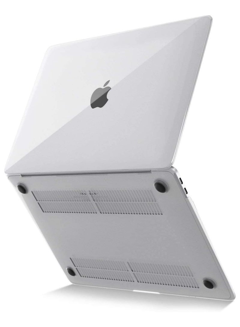 Mufaens Crystal Clear Case For MacBook Pro 13 inch Case M1 2016-2023 A2338/ A2251 A2289 A2159 A1989 A1706 A1708 Plastic Hard Shell Case Protective Cover (Clear)  - Image 3