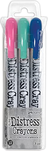 Ranger Tim Holtz - DISTRSS Crayon Set, 12 Count (Pack of 1), Multicolor - Image 3