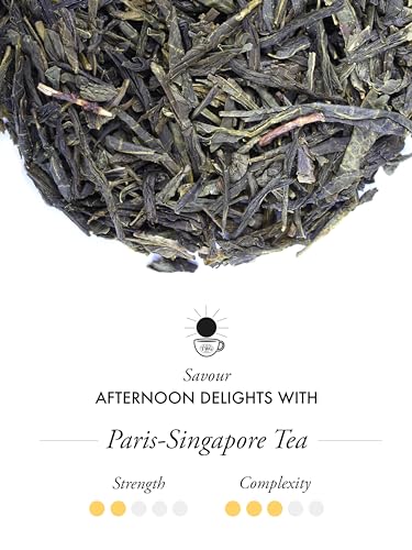 TWG Tea | Paris-Singapore Tea | Green Tea | Cherry Blossoms & Red Fruits | 15 Hand Sewn Cotton Teabags | Gift Set - Image 2