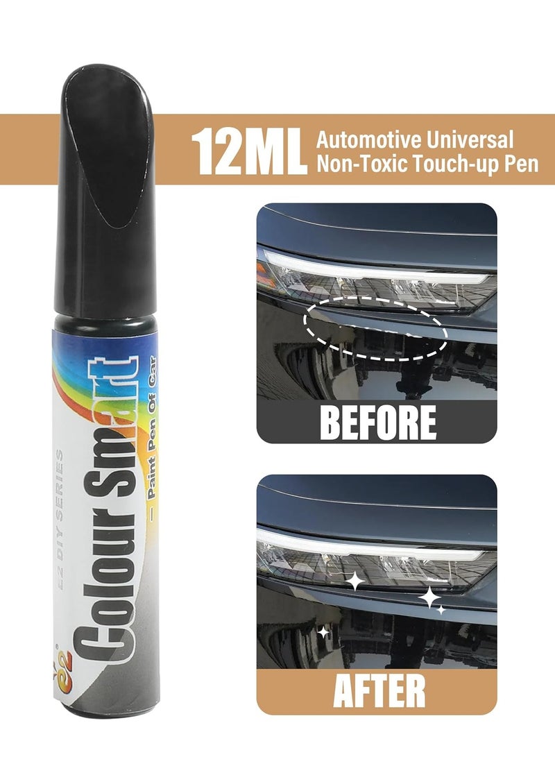 AirYoung مزيل خدوش السيارة، إصلاح خدوش السيارة، ملحقات السيارة، مزيل الخدوش العميقة للسيارة، مزيل الخدوش للمركبات، طلاء تلميع عالمي للسيارة للخدوش العميقة (أسود) - Image 4