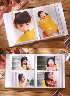 DUNISO 200 Pockets Foil Stamping Photo Album for 6 Inches Photos Portable Photo Album for Family Wedding Boys Girls  - Image 2