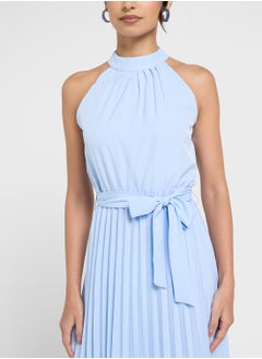 ELLA Sleevless Pleated Dress  - Image 3