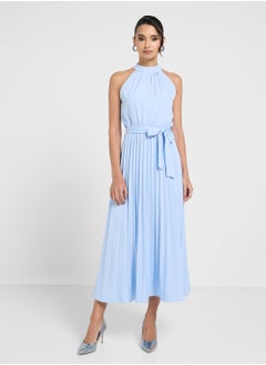 ELLA Sleevless Pleated Dress  - Image 4