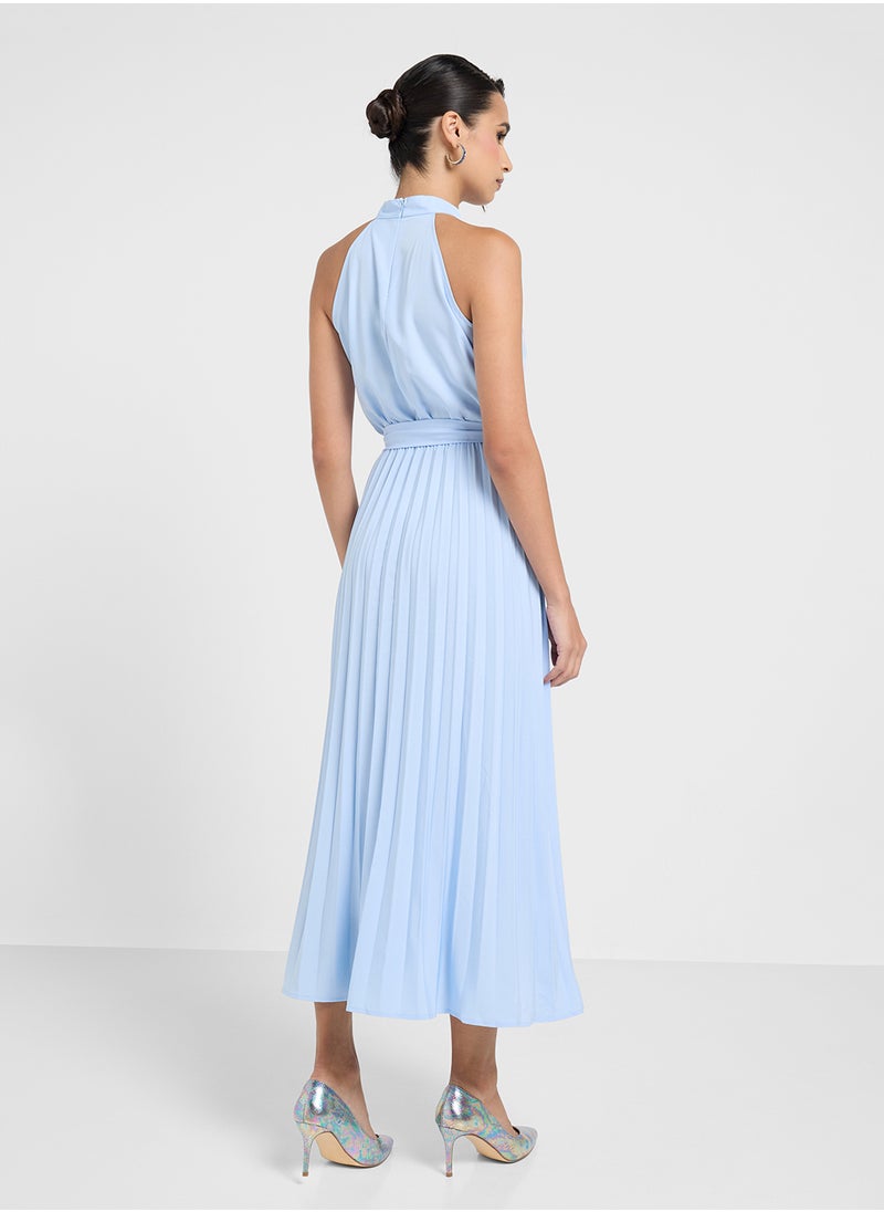 ELLA Sleevless Pleated Dress  - Image 2