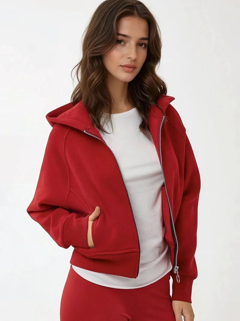 HICCUP Relaxed Fit Zippered Hoodie