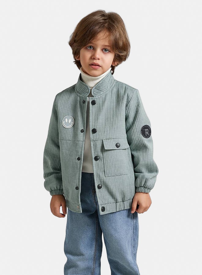 ريمينت جاكيت للاولاد خفيف للربيع مينت - Image 1