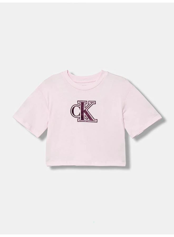 Calvin Klein Jeans Youth Graphic Crew Neck T-Shirt - Image 1