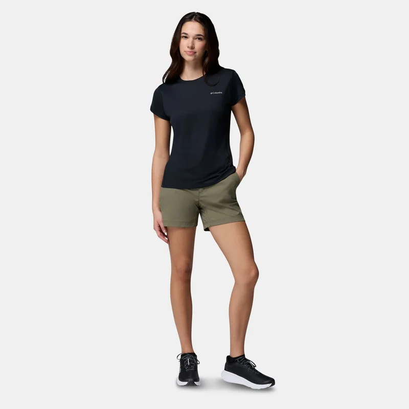 Columbia Black Women's Zero Rules Light Hiking T-Shirt for Women | Best Price UAE