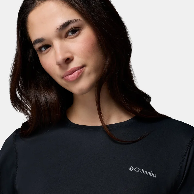 Columbia Black Women's Zero Rules Light Hiking T-Shirt for Women | Best Price UAE