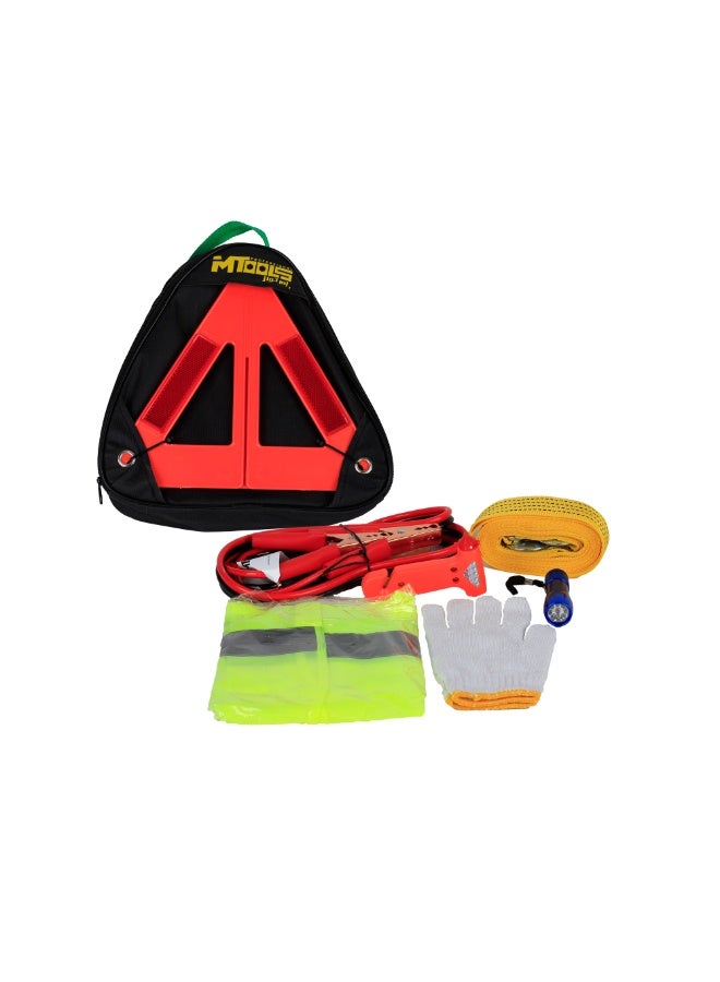 إم تولز طقم عدة السلامة للسيارة 8 قطع من MTools – طقم طوارئ متنقل - Image 1
