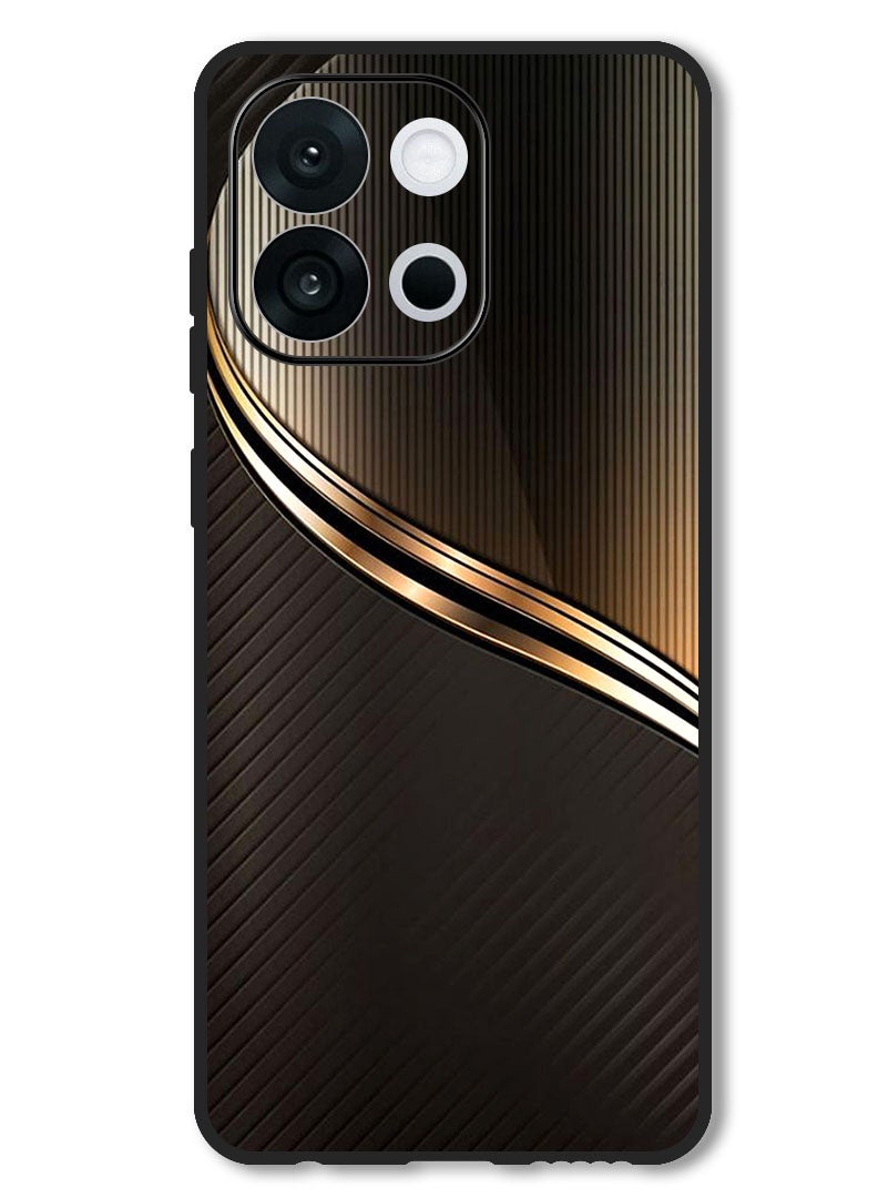 Theodor Case Compatible with OnePlus 13T 6.32 Inch Protection Shockproof Bumper Cover Steel Pattern - Image 1