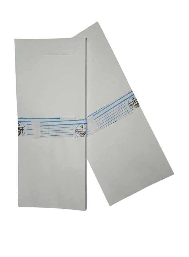 ARETOR White - Pack of 50 Envelope, Size 9x4 Inch For Multipurpose Use For Office and Bank Cheque - Image 4