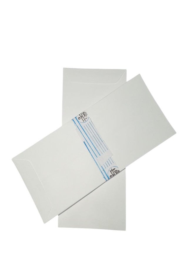ARETOR White - Pack of 50 Envelope, Size 9x4 Inch For Multipurpose Use For Office and Bank Cheque - Image 1