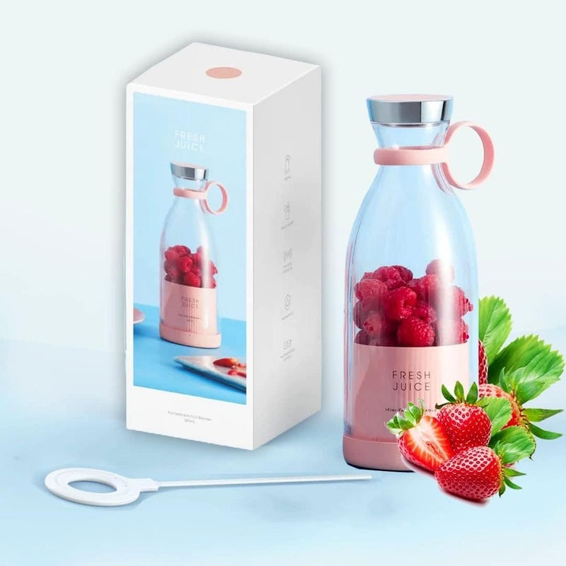 Portable Blender, Portable Blender for Shake and Smoothies, Mini Fresh Juice Shaker Bottle with Magnetic Fast USB Charging, Perfect for Travel, Outdoor, Gym, Office, Cars, Gift - Image 2