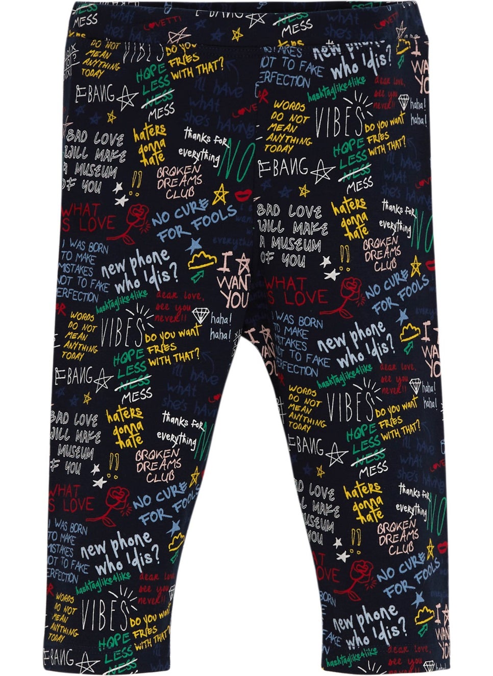 Lovetti Broken Dreams Girls Patterned Knee-Length Capri  - Image 1