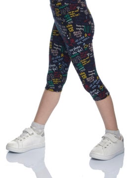 Lovetti Broken Dreams Girls Patterned Knee-Length Capri  - Image 3