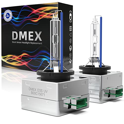 DMEX D3S HID Headlight Bulbs Xenon 8000K White Blue 35W Replacement 66340 42403 42302 Headlamp - Pack of 2(Not fit Halogen Headlight Assembly) - Image 1