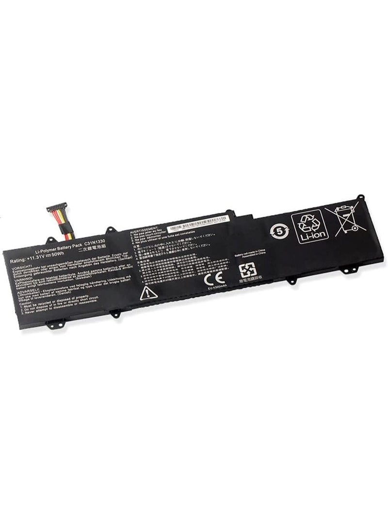 Terabyte REPACEMENT C31N1330 Laptop Battery Compatible for ASUS ux32ln-r4053h ux32lnr4053h ux32ln 11.31V 50Wh - Image 1