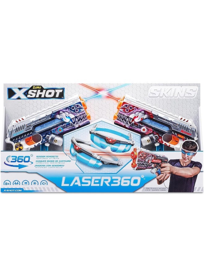 ZURU X-SHOT Laser Skins S1 Laser 360 (2 Pcs) - Image 3