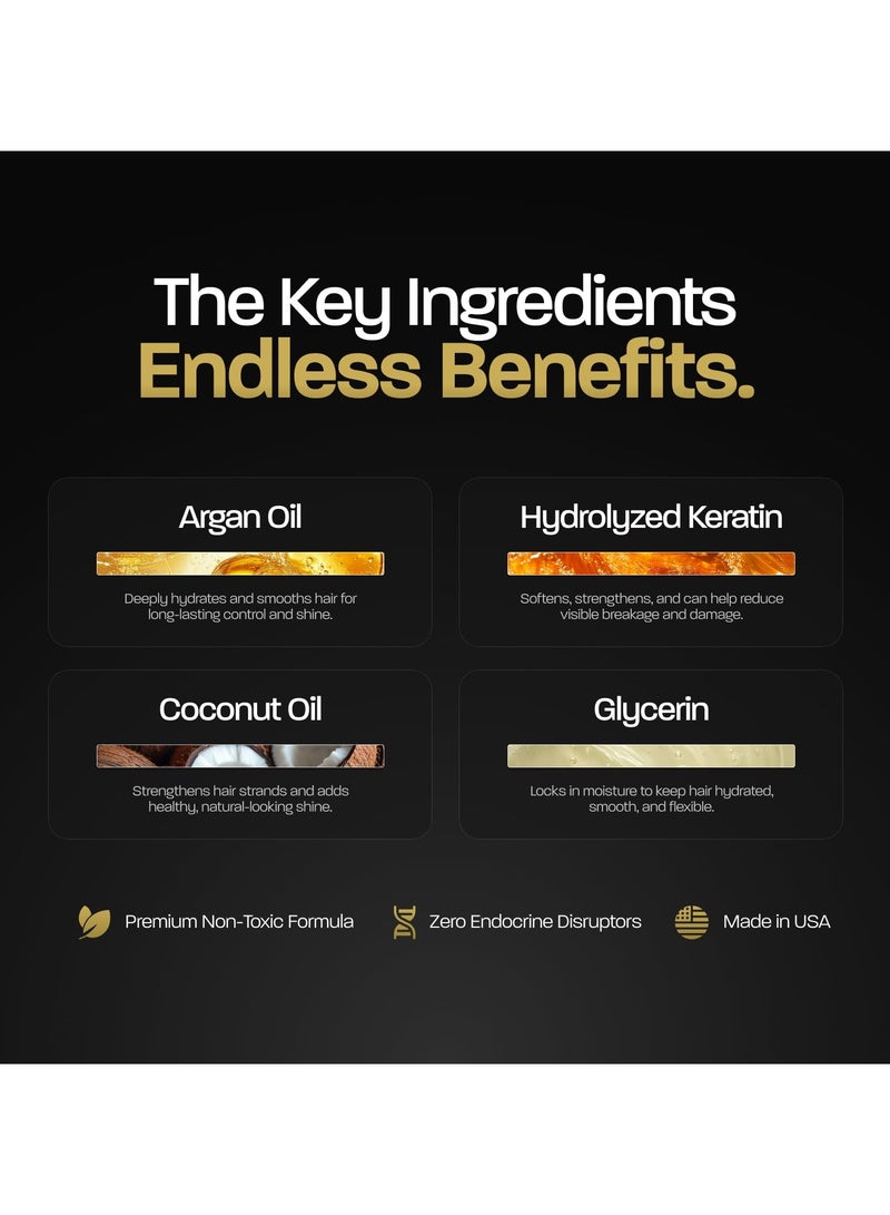 Based Hydrating Conditioner with Aloe Vera, Peppermint Oil, & Coconut Oil, Cleansing Conditioner for Men, No Sulfates, Parabens or Phthalates, Quality Hair Care, 8.34 fl oz Bottle (Pack of 1) - Image 3