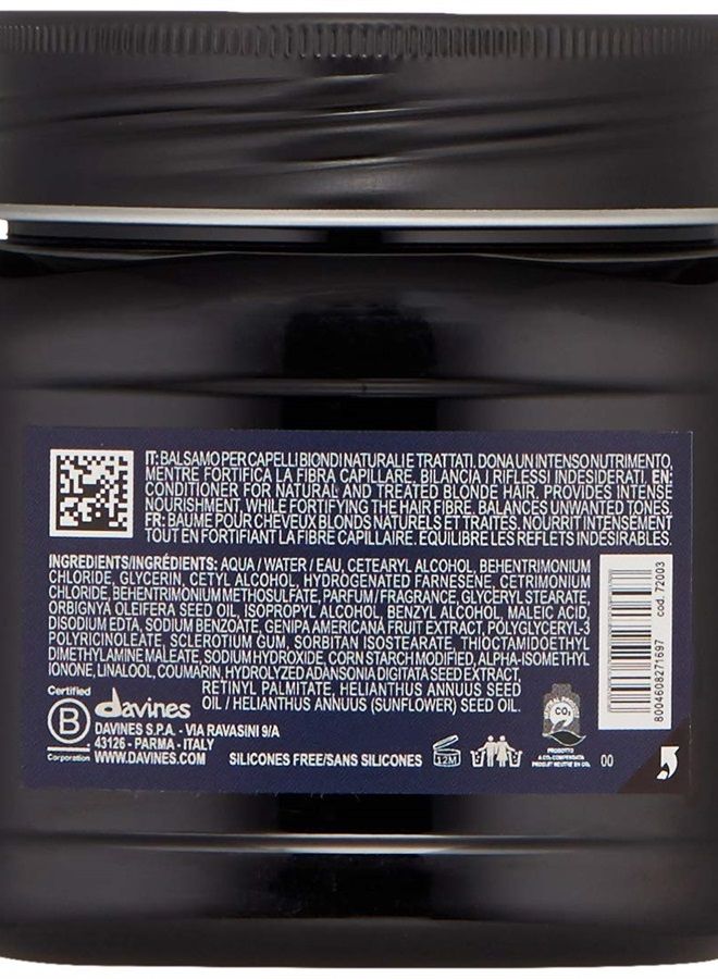 Davines Heart of Glass Rich Conditioner for Blonde Care, 8.76 oz. - Image 1