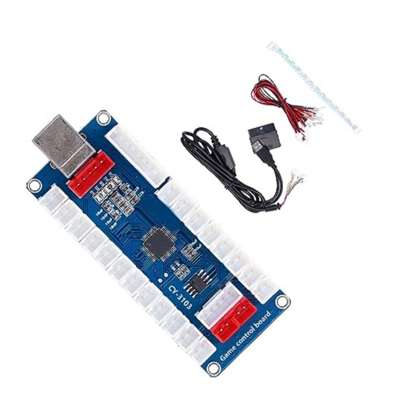 USB Encoder Controller DIY Kit for PC Raspberry Pi Android Devices Metal Housing Black Low-Latency USB Data Cable Included - Image 5