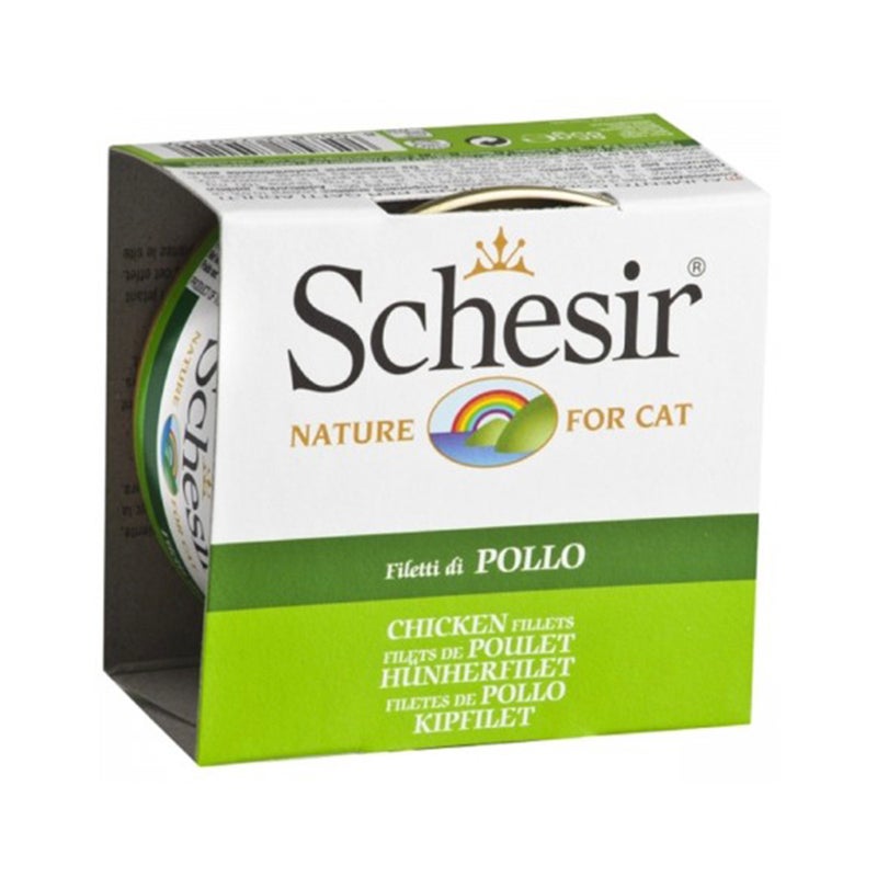 طعام معلب مع فيليه الدجاج في الجيلي للقطط من شيسر -  85 جم