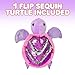 ArtCreativity Flip Sequin Sea Turtle Plush Toy 1PC Soft Stuffed Sea Turtle with Color Changing Sequins Cute Home and Nursery Animal Decorations Calming Fidget Toy for Girls Boys 105 Inches - Image 4
