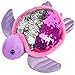 ArtCreativity Flip Sequin Sea Turtle Plush Toy 1PC Soft Stuffed Sea Turtle with Color Changing Sequins Cute Home and Nursery Animal Decorations Calming Fidget Toy for Girls Boys 105 Inches - Image 2